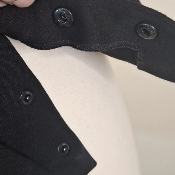 CAbi Utility  3/4 sleeve black top style #3232 SZ S - Picture 7 of 10